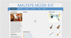 Desktop Screenshot of maltepemuzikevim.com