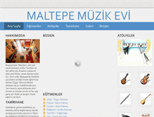 Tablet Screenshot of maltepemuzikevim.com